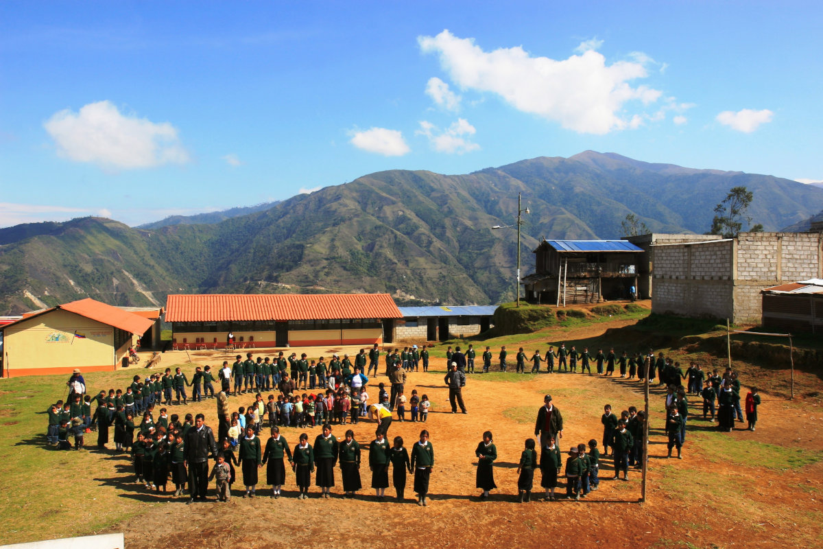 Studenten und Studentinnen in Mindina