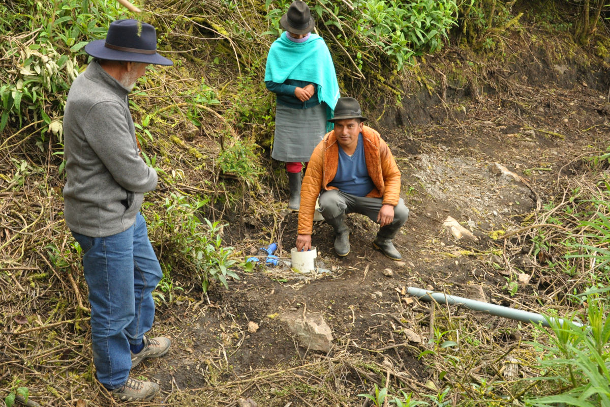 Umleiten des Wassers